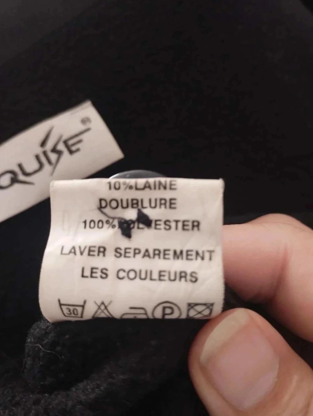 Manteau mujer negro, original con un dibujo en la espalda, T46, S.quise – photo 10